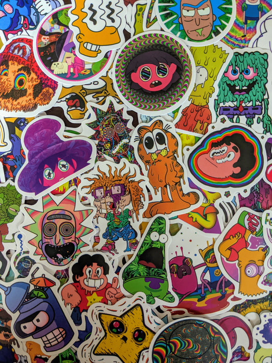 Trippy Hippie Sticker Pack – Stickerload