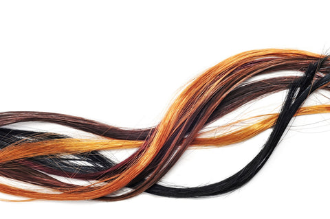 Multicolor hair extensions