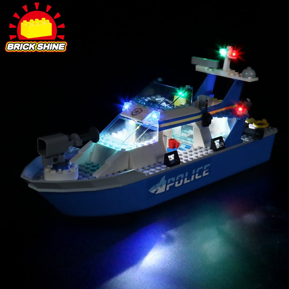 Brick Shine - LEGO® City Police Patrol Boat 60277 | Goodstuff Australia