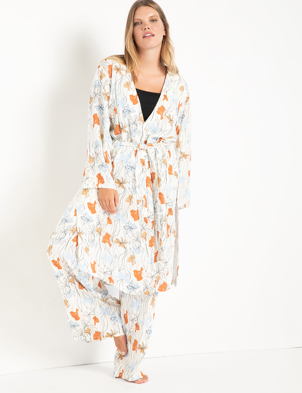 Eloquii | Printed Wide Leg Pant in Field Trip | ELOQUII ...