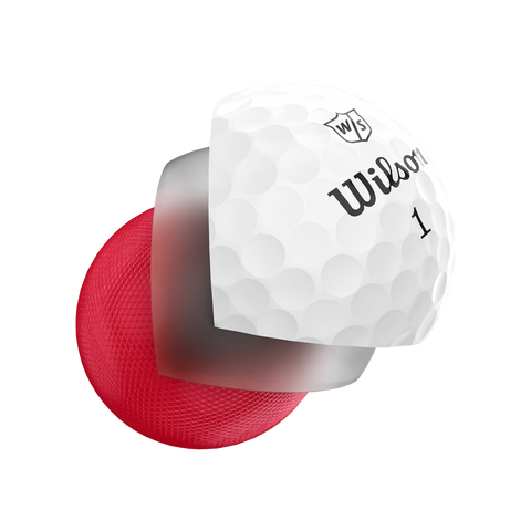 Couches de la balle de golf logotée Wilson Staff Triad