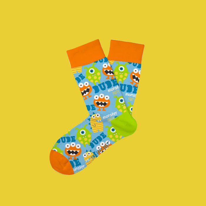 kids monster socks