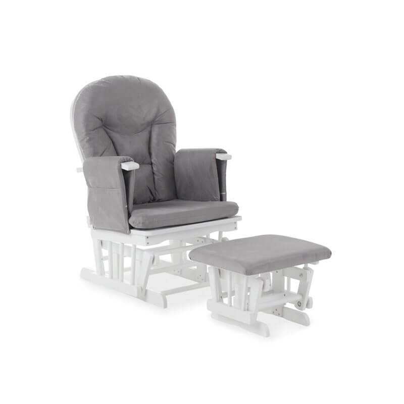 Obaby Award-Winning Reclining Glider Chair and Stool