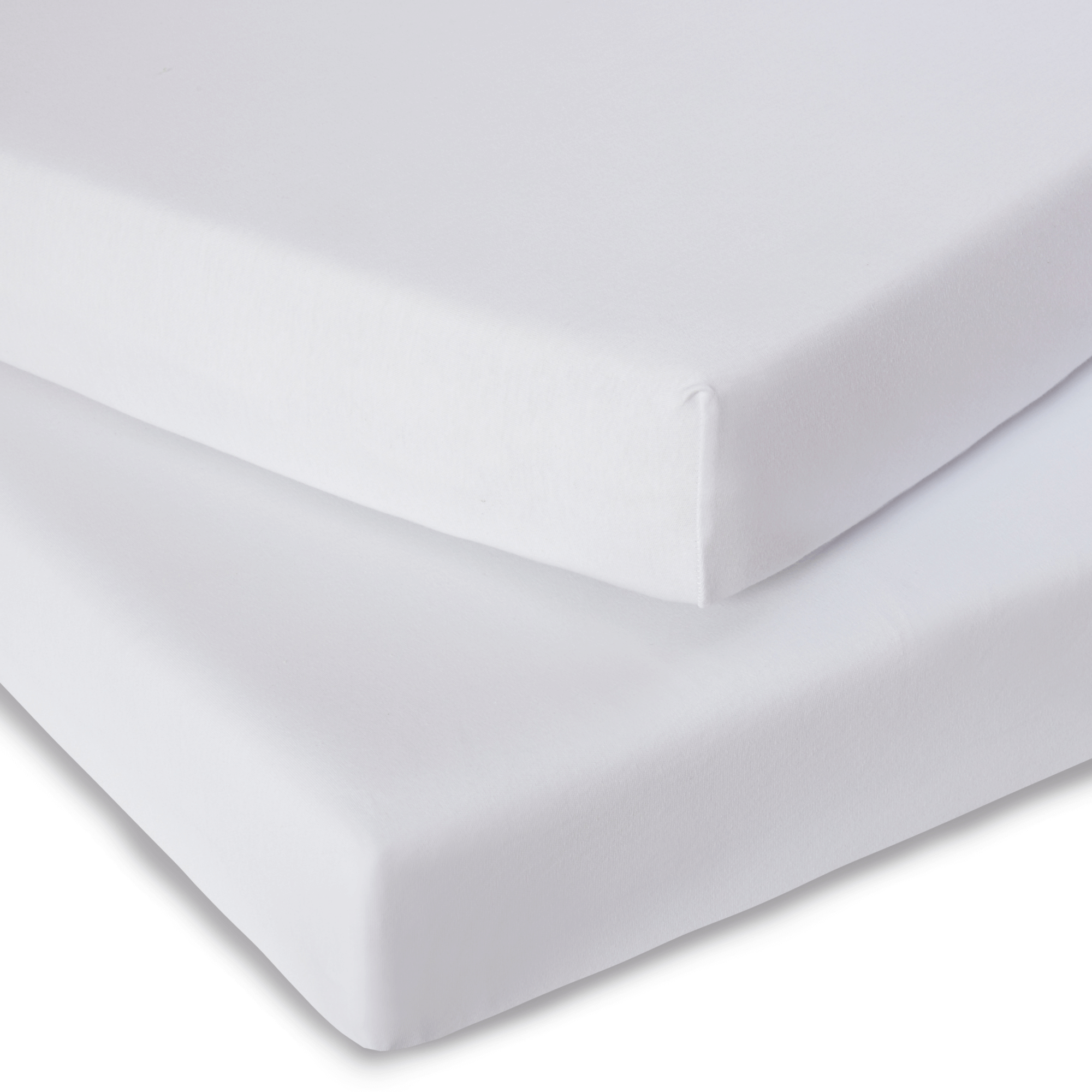 Micro-Fresh® 2 Pack Fitted Cot Sheets - 124.5 x 60.5 cm