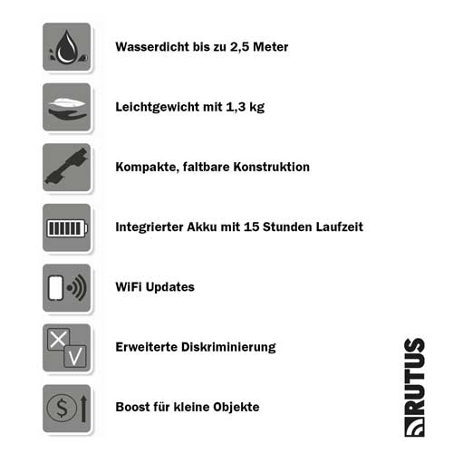 Rutus Versa Metalldetektor