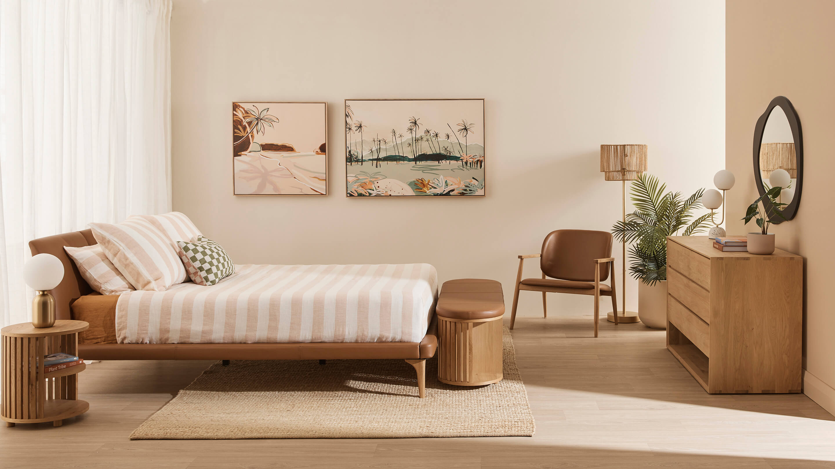 Introducing our Abode Spring Summer 22 collection, full of neutral yet fun living, dining, home office, and bedroom spaces. Shop the Atlanta leather bedroom collection online or in-store now!