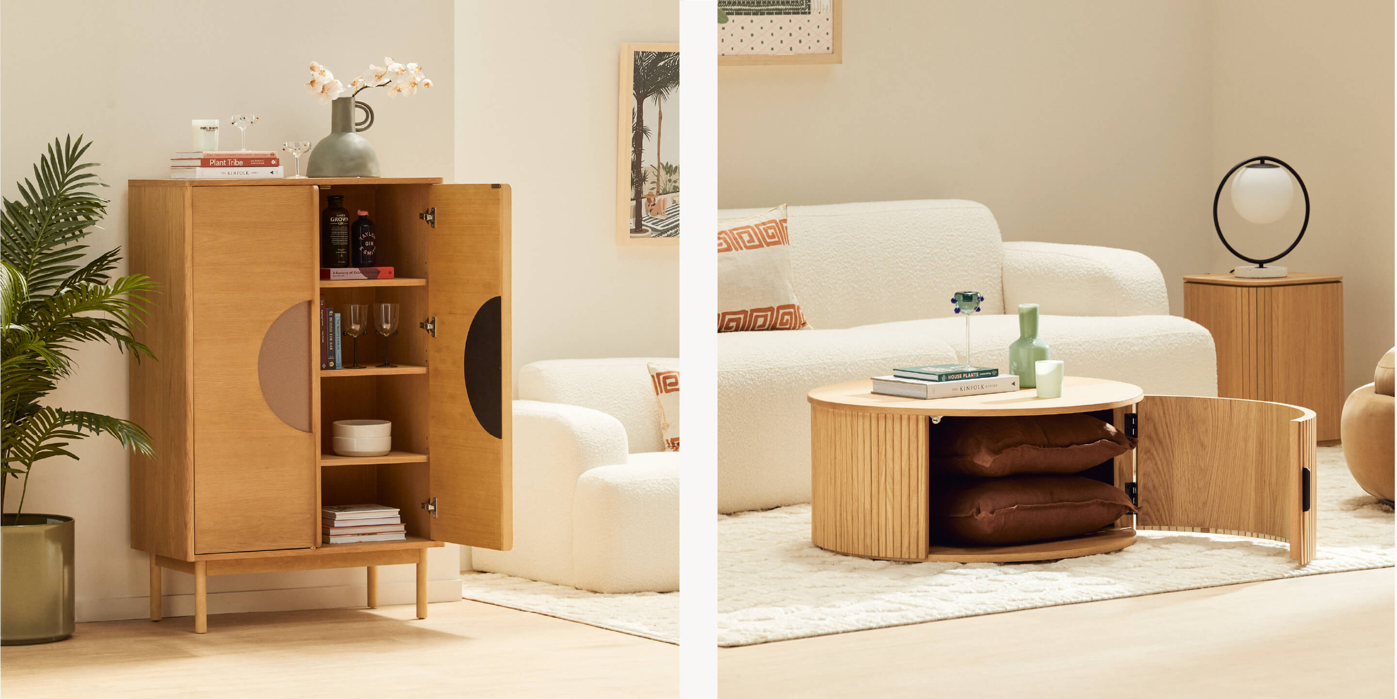 Introducing our Capsule Spring/ Summer 22 collection, the Brooklyn Living space is neutral and contemporary, full of stunning boucle pieces, coffee tables, storage and colourful home decor. Shop the collection online or in-store now!