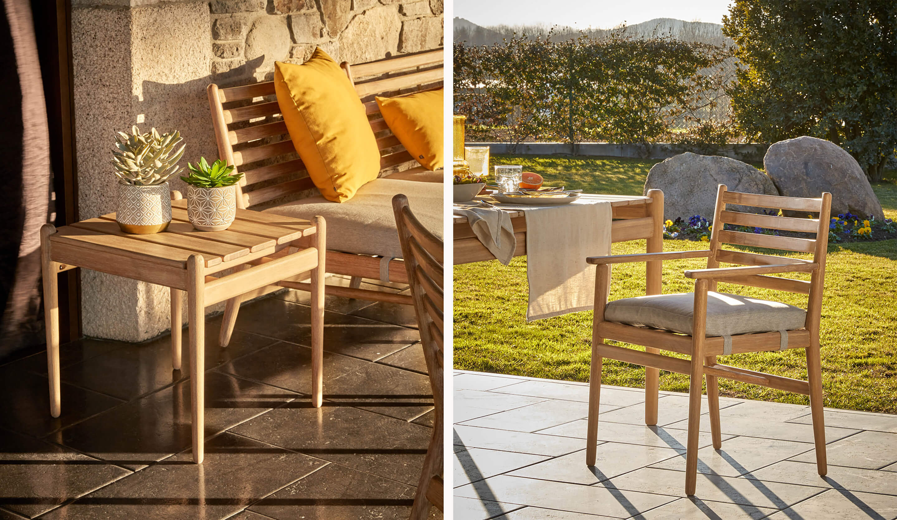 Enjoy your alfresco spaces and soak in the sun in style with our inviting selection of outdoor furniture, including outdoor seating, tables, dining chairs, and lounge chair.