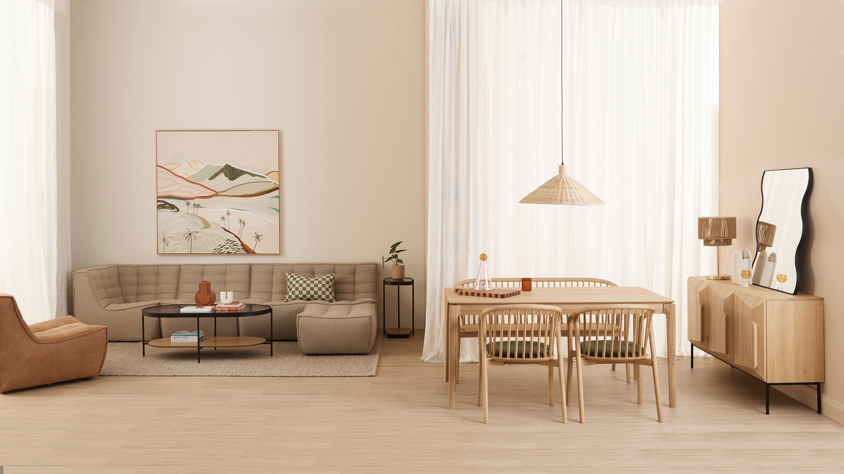 Introducing our Abode Spring Summer 22 collection, full of neutral yet fun living, dining, home office, and bedroom spaces. Shop the collection online or in-store now!