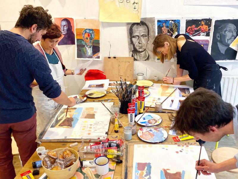 Cours de dessin et peinture à Paris