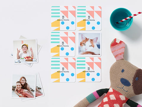 Personalised memo game for children by Kleine Prints