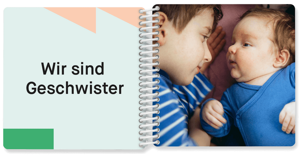 Kind auf Geschwisterchen vorbereiten - Geschwisterbuch