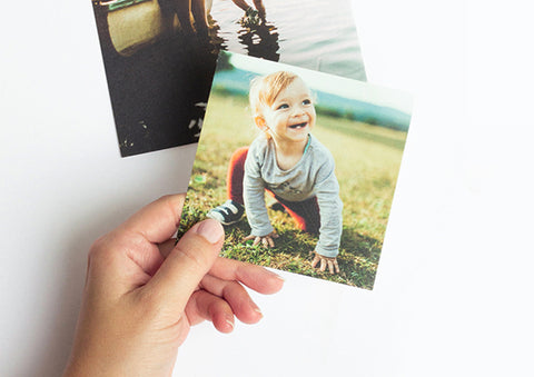 Square photo prints on matt uncoated paper from Kleine Prints