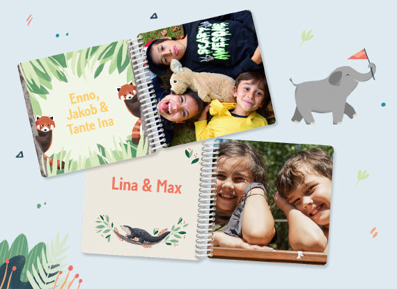 Kleine Prints Photo book for children Endangered animals