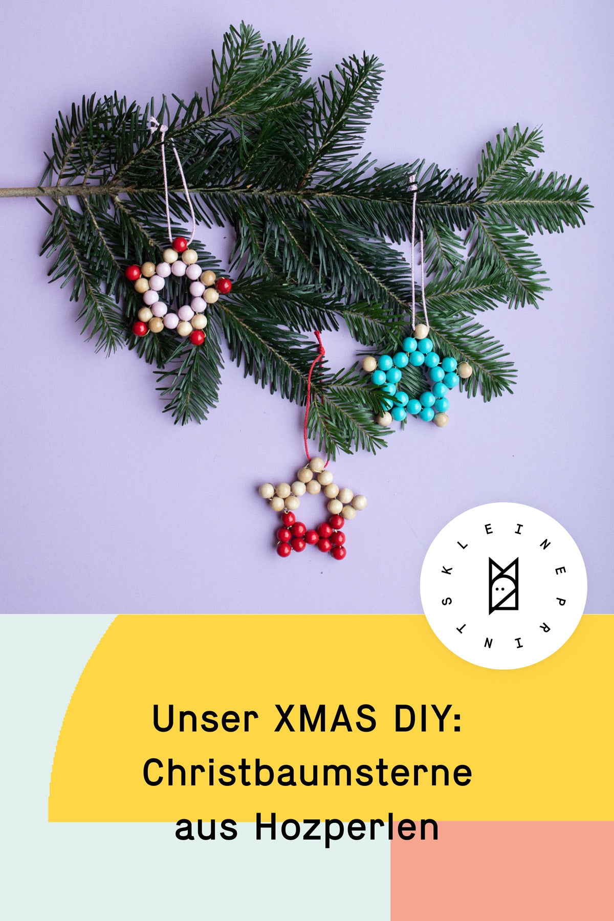 Kleine Prints Pinterest Pin Adventssterne DIY