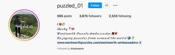 Inspiring puzzle influencers to follow now @puzzled_01