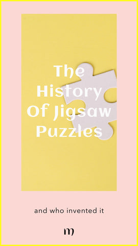 the history of jigsaw puzzles and who invented it