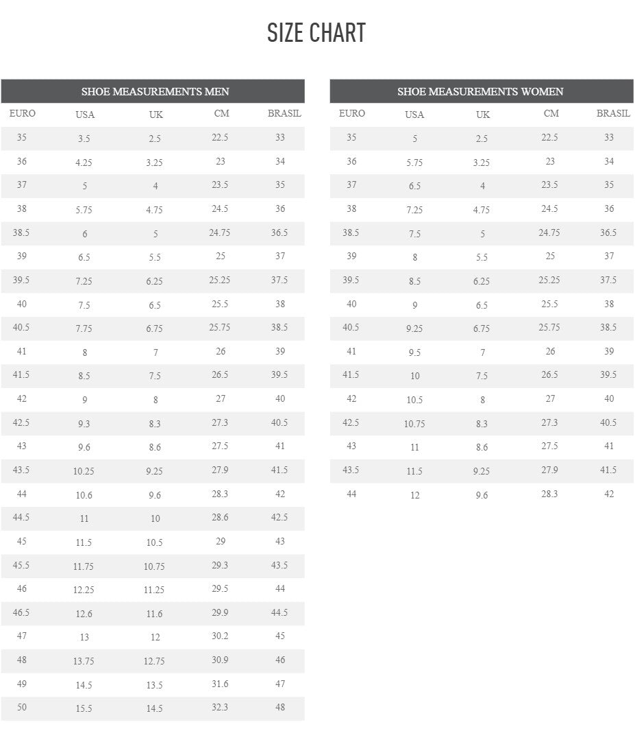 S-WORKS ARES ROAD SHOES Size Chart