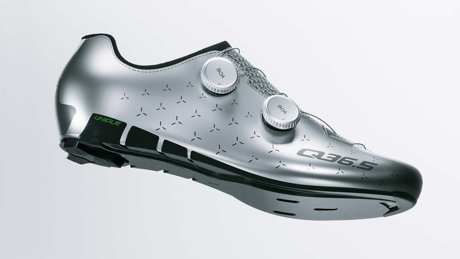 Q36.5 Unique Road Shoes Silver | Strictly Bicycles