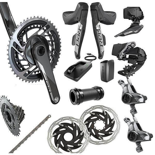 SRAM RED eTap AXS HRD 2X with Power Meter Groupset