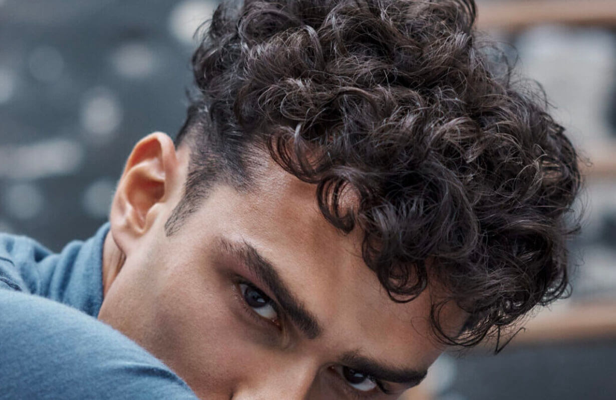 curly hair men