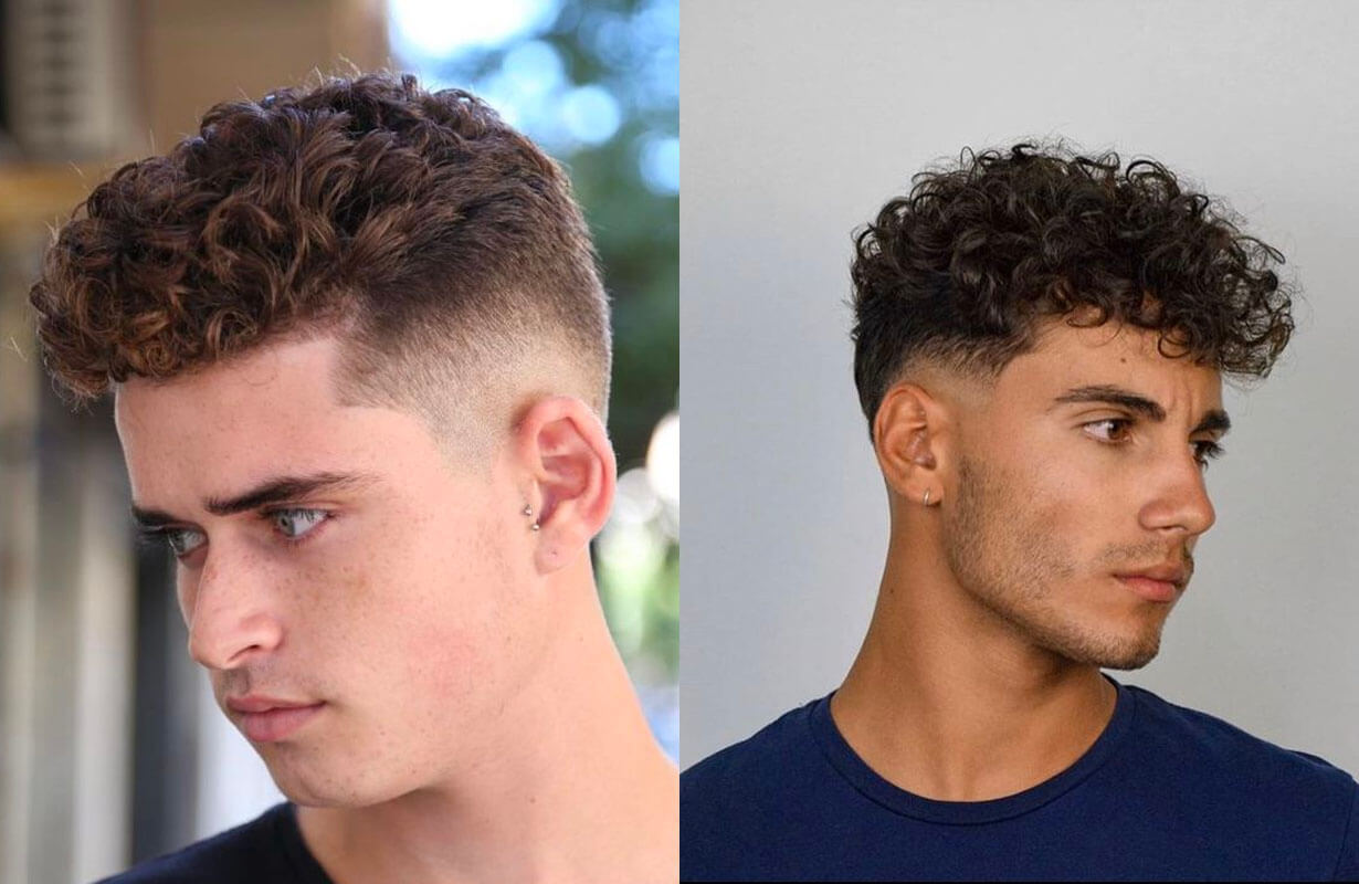 curly hair homme coupe courte