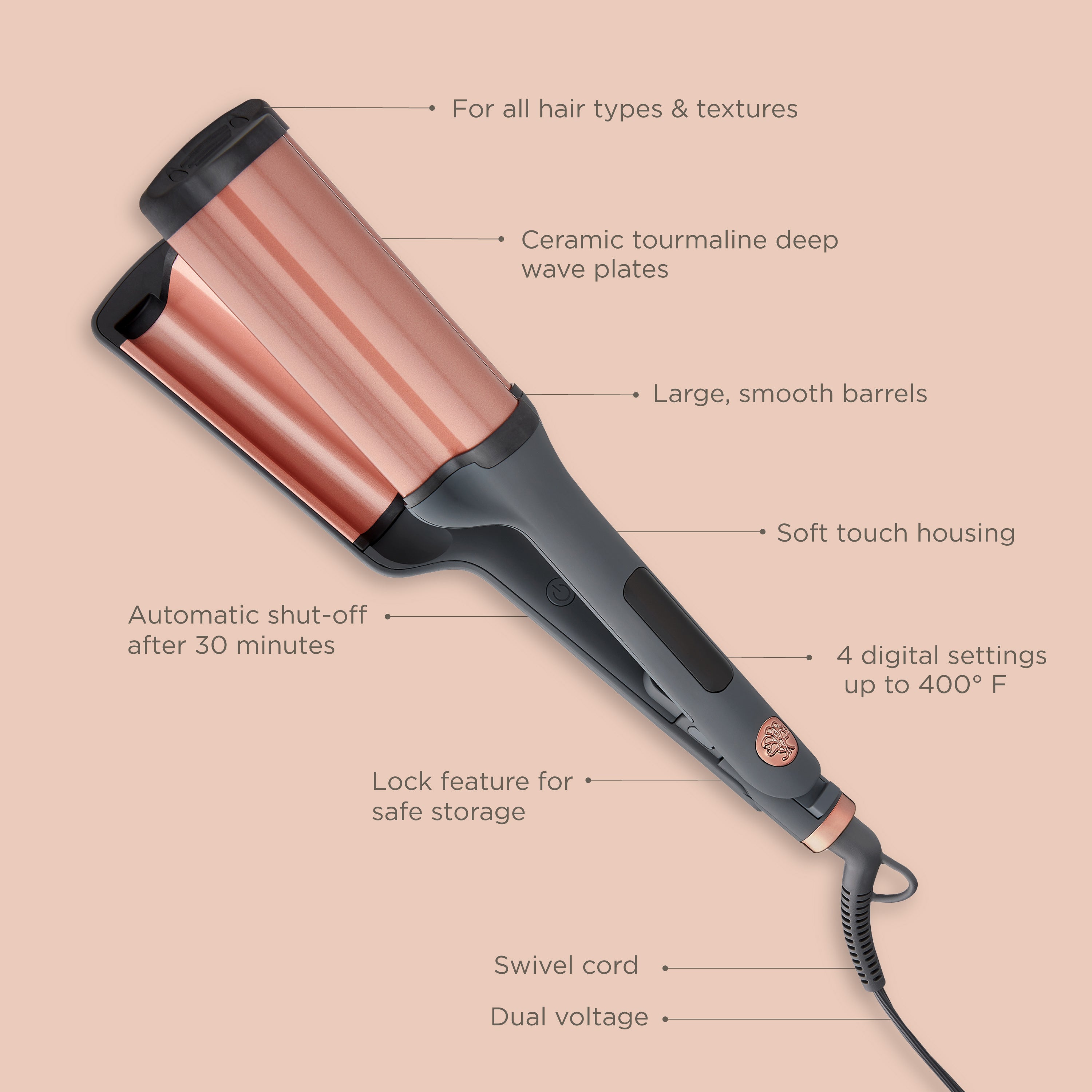 Hairitage catch the wave deep waver crimping iron reviews