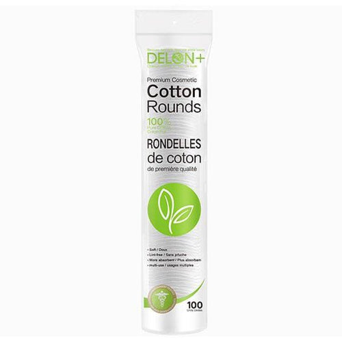 Delon + Premium Cotton Rounds Pads 100s - YEPSS - 叶哺便利中超 - 英国最大亚洲华人网上超市