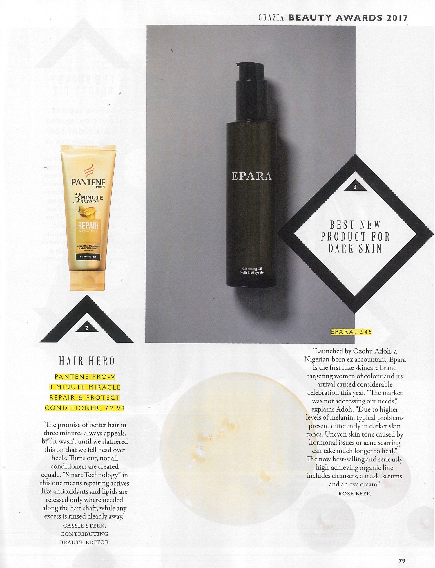 Cleansing Oil - Award Winning Skincare - Grazia Magazine