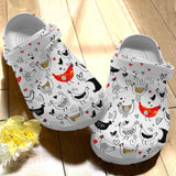 Happy Whitesole Chicken Croc Shoes Crocbland Clog Gifts For Parents - Whitesole-CK - Gigo Smart