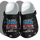 Mow Custom Shoes Garden Funny - I'm Sexy And I Mow It Funny Outdoor Shoes Gifts For Men Women