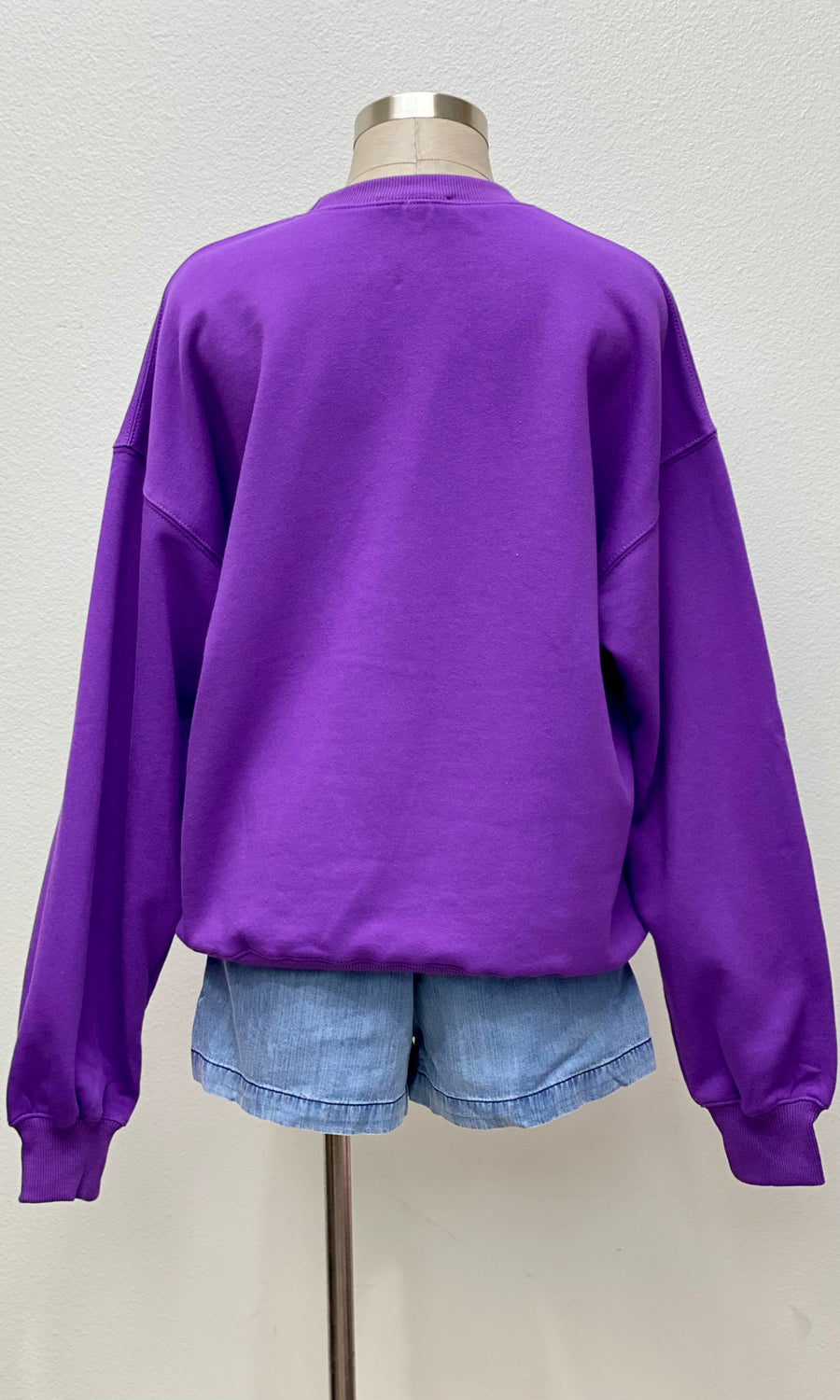 California Crew Neck Sweater | Purple – The Hob Nob Shop