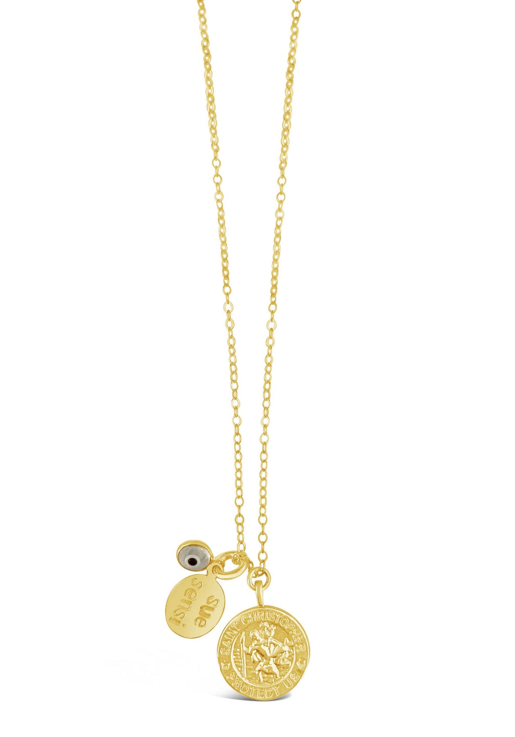 Sue Sensi St Christopher Safe Charm Necklace – Aspire Jewellery Swan Hill