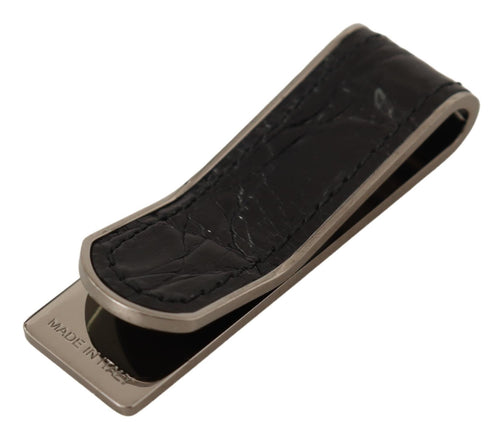 Dolce & Gabbana - Bordeaux Leather Magnet Money Clip