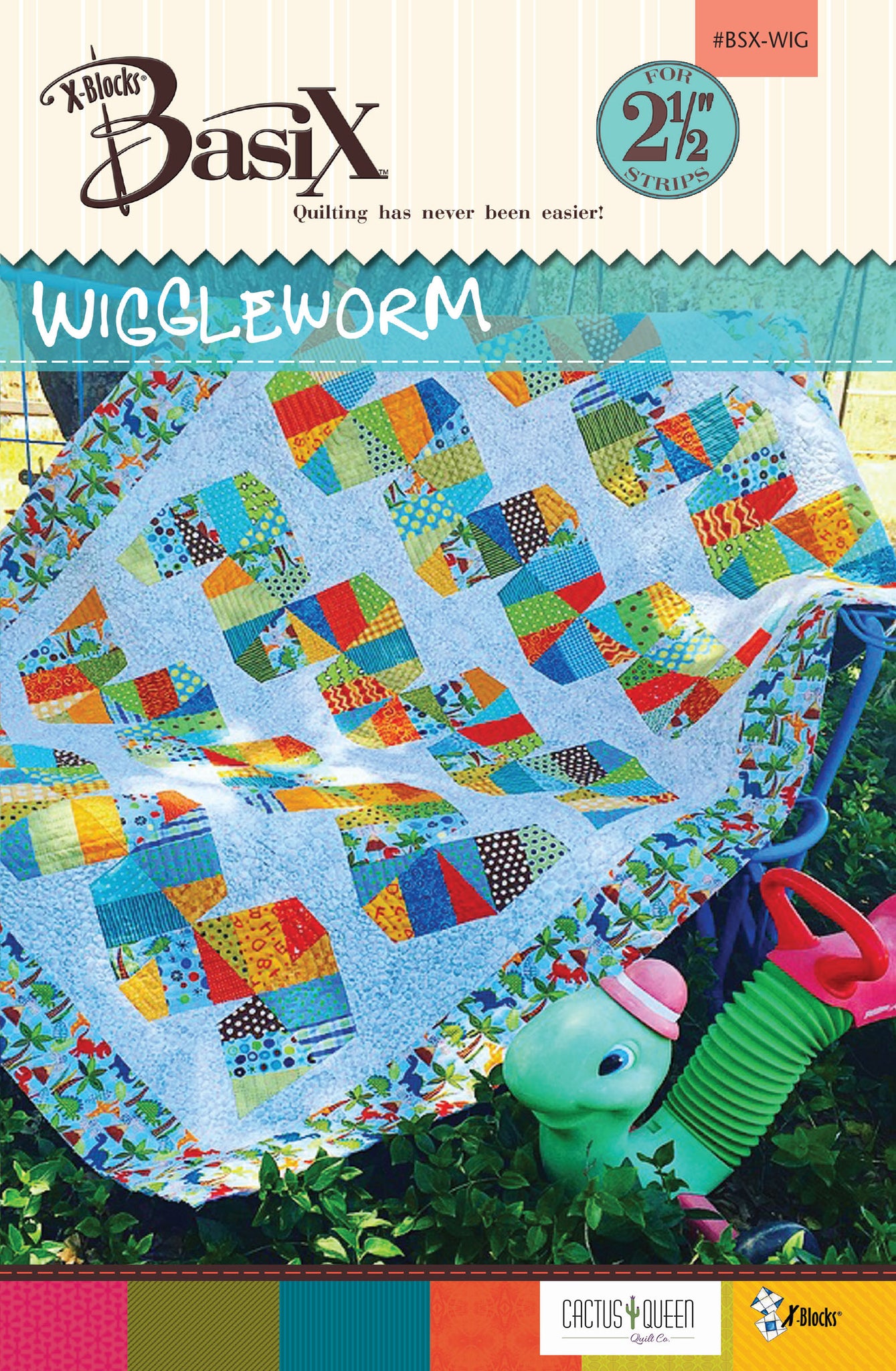 wiggle-worm-basix-pattern-cactus-queen-quilt-co