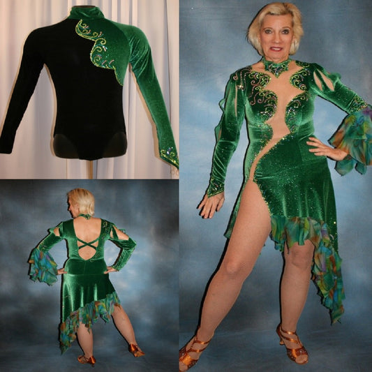 SL02 CAMISOLE (ADULTS) Emerald Green LARGE - All 4 Dance - Edmonton