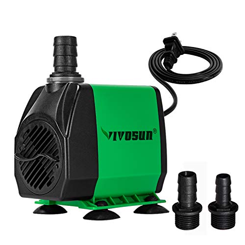 VEVOR Electromagnetic Commercial Air Pump, 50W, 1110 GPH Hydroponic Air Pump  with 8-Port Distributor Connecting Hose Check Valves Stainless Steel  Diaphragm, for Aquarium, Fish Tank, Pond & Hydroponics
