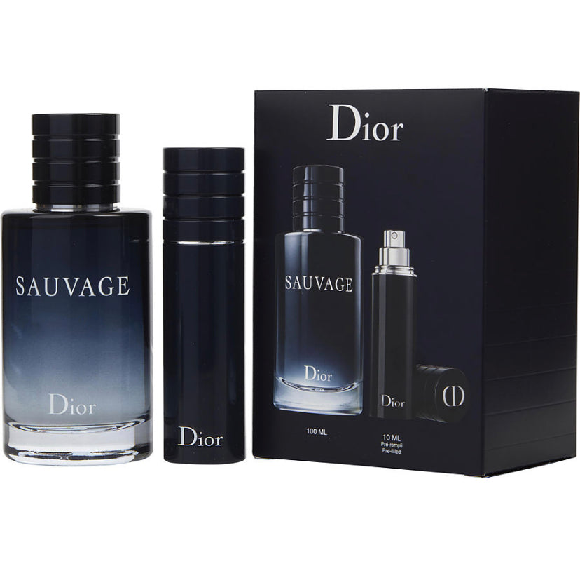 Sauvage Fragrance Set Eau de Parfum Shower Gel  Moisturizer  DIOR