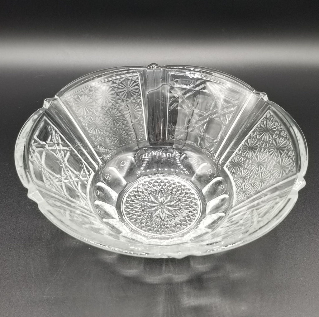 Antique Indonesian Clear Glass Bowl – Bee Wise Farms, LLC