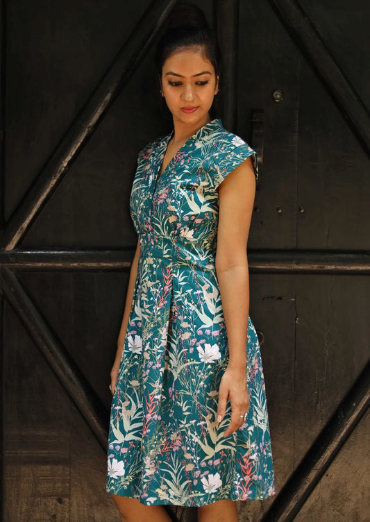 Mabel dress - Verdure – Create Fair Trade