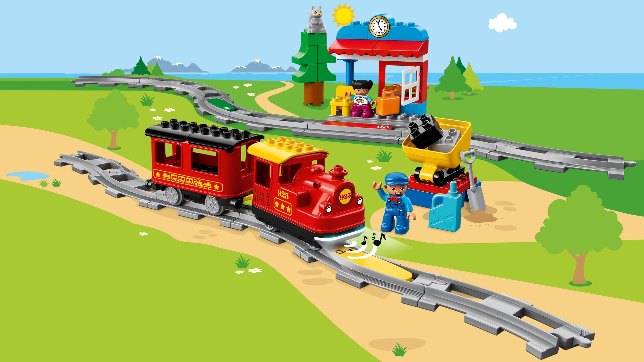 lego 10874 duplo town steam train