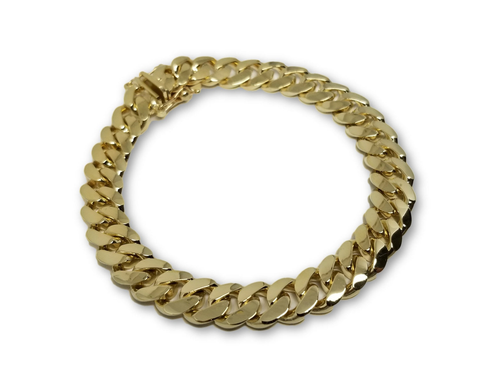 Miami Cuban Link Solid Filled Bracelet 8.5mm 10k Gold GRM-144