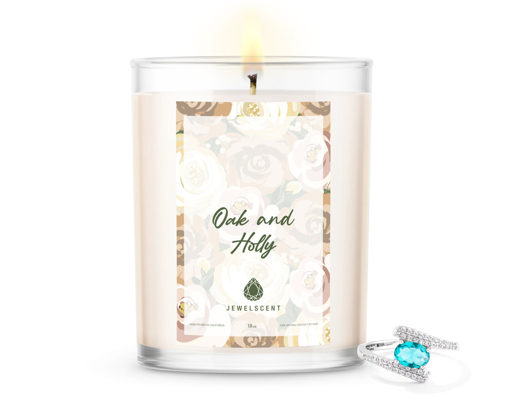 Image of Oak & Holly Home Jewelry 18oz Ring Candle