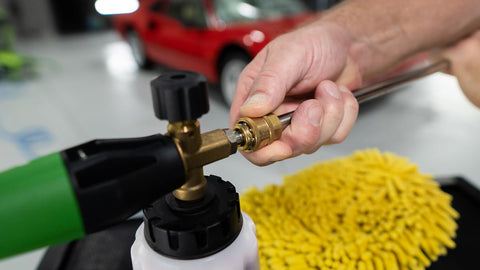 Touchless Car Wash With Foam Cannon, Power Washer & Leaf Blower 