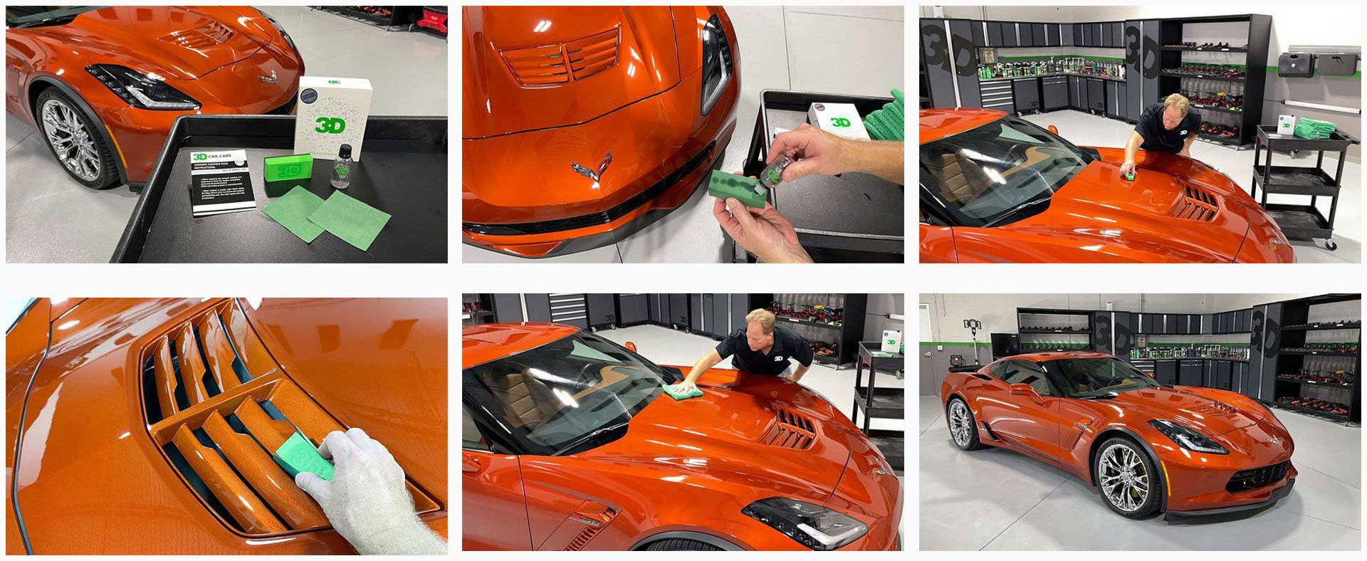 corvette 3d car care graphene ceramic coat