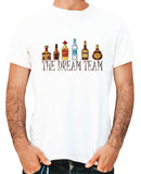 TRICOU BUMBAC ALBNEGRU ''DREAM TEAM''