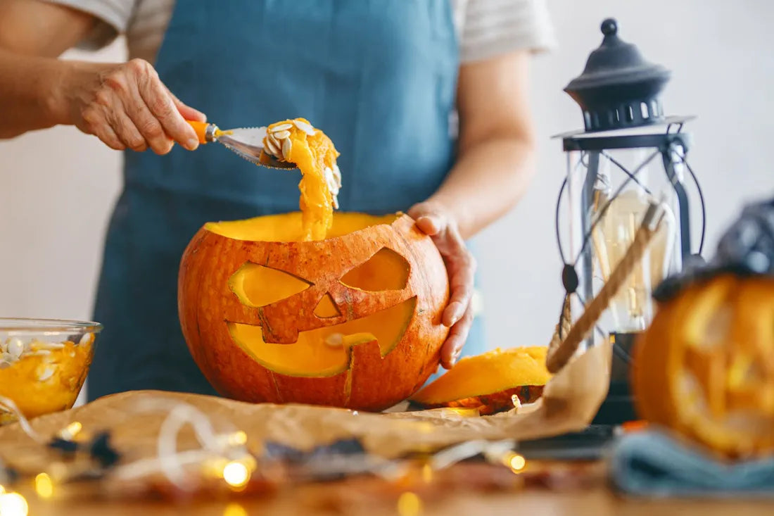 Halloween-Kürbis schnitzen und verwerten