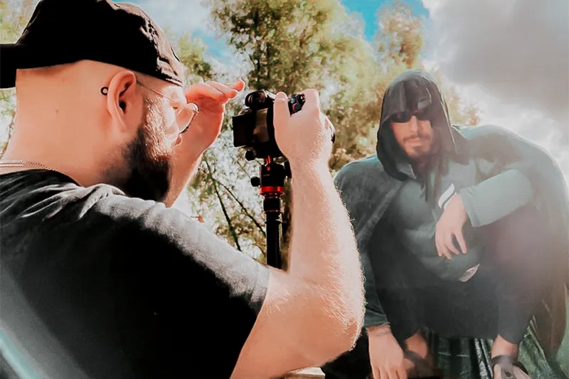 Behind the Scenes von Der WingGuardian - Auf der Mauer auf der Lauer