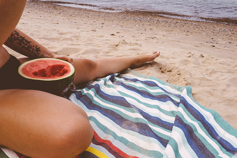 Handtuch am Strand