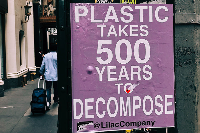 Plastic takes 500 years to decompose